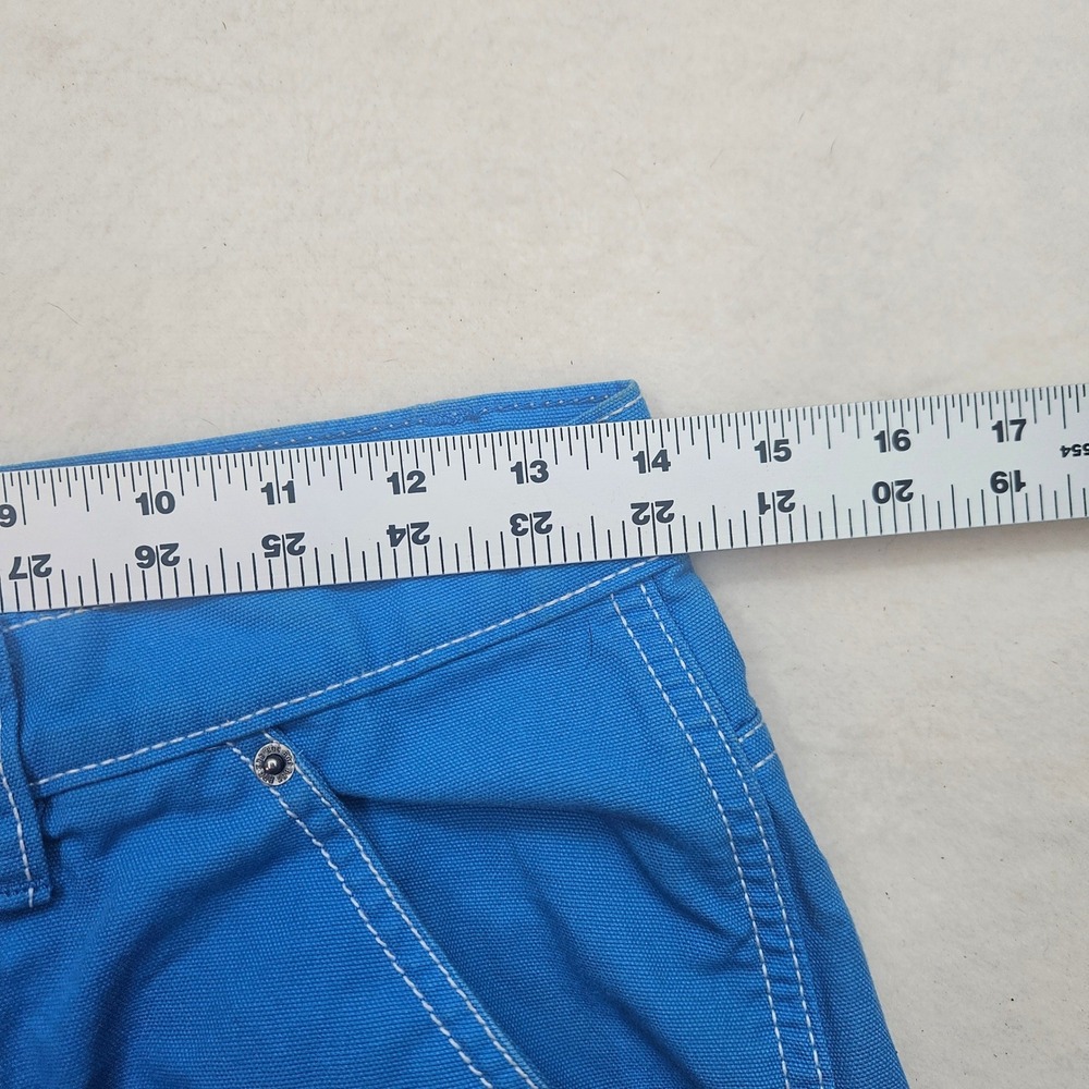 BDG Carpenter Pants Womens 26 Blue Excellent Double Knee Canvas Utility Straight - Picture 6 of 8